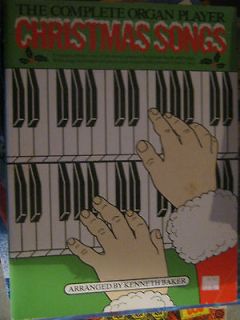 COMPLETE ORGAN PLAYER CHRISTMAS SONGS   SHEET MUSIC BOOK