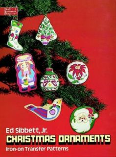 Christmas Ornaments Iron on Transfer Patterns by Ed, Jr. Sibbett 1978 