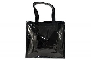 CHRISTIAN LACROIX Black PVC plastic Shopper/ Shopping/Beach bag tote