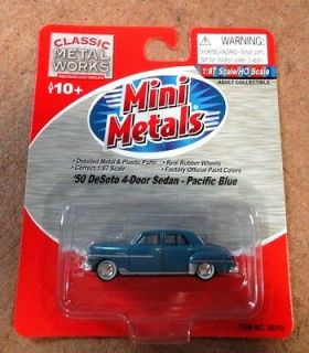 Classic Metal works Pacific Blue 1950 Desoto HO Scale NEW