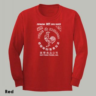   HOT SAUCE ~ LONG SLEEVE T SHIRT funny pho chili ALL SIZES & COLORS