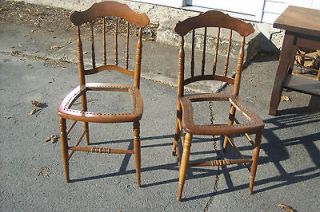   COTTAGE SIDE CHAIRS  BEAUTIFUL & SOLID  Victorian 1850s period