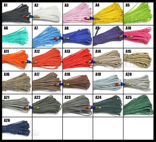   Parachute Rope 7 Core Strand 100FT For Climbing Camping Buckle Rope