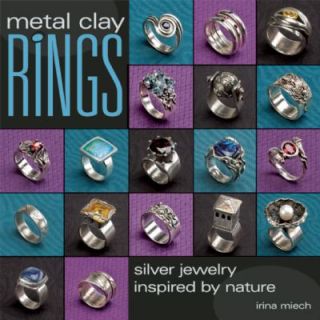 Metal Clay Rings Silver Jewelry Inspired by Nature by Irina Miech 2010 