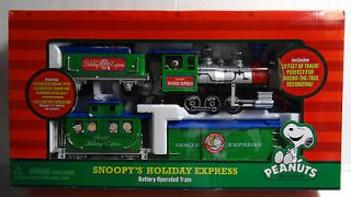 Peantus Snoopys Holiday Express Christmas Train Set MISB SEALED