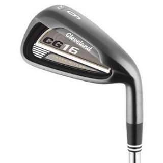 CLEVELAND GOLF CLUBS CG16 BLACK PEARL 4 PW IRONS REGULAR GRAPHITE MINT