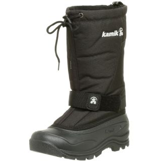 NIB Kamik Green Bay 4 Womens Cold Weather BLACK Winter Snow Boots 6 7 
