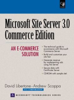 Micrososft Site Server3.0 Commerce Edition An E Commerce Solution by 