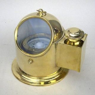   BINNACLE Gimbaled compass oil Lamp german Boat Helmet Compasses Decor