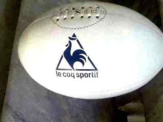 Genuine LEATHER FOOTBALL/ RUGBY BALL Old style lace, SIZE 5, BRAND NEW