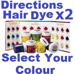   Riche Directions Semi Permanent Hair Colour Dye   Choose Your Colour