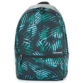 Brand New Converse Backpack Book Bag Black, Blue, Green 1121U311424