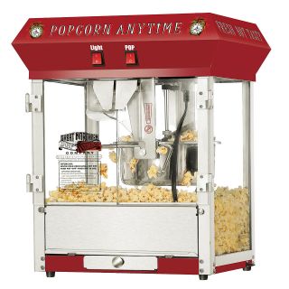 Great Northern Popcorn Black Foundation Antique Style Popcorn Popper 