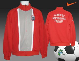 Nike TIEMPO MONTEBELLUNA PREMIER FOOTBALL Tracksuit Jacket NWT Red 