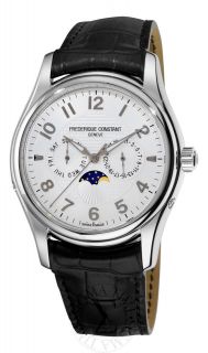 Frederique Constant Mens RunAbout Silver Dial Watch FC 360RM6B6