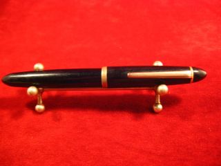 Vintage Black Bakelite German Fountain Pen Garant Nilor #539