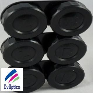 Stylish Black Standard Contact Lens Soaking Cases