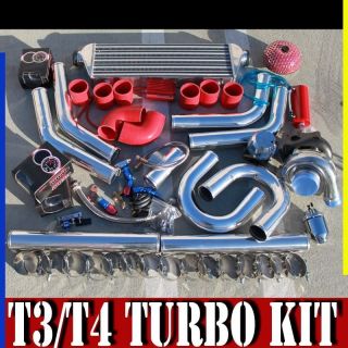 AUDI VW T3/T4 TURBO CHARGER+Intercoole+U PIPING KIT+BOV+Oil DRAIN 