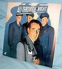   1999 laserdisc ALL THROUGH THE NIGHT Humphrey Bogart Conrad Veidt