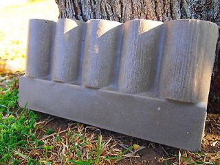   Stone Molds Log Edging Border Mold ABS Plastic Plaster Concrete Cement