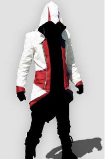 Assassins Creed III Conner Kenway Casual Red Jacket Cosplay Costume 