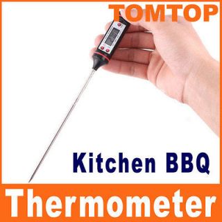 Digital Kitchen Meat Food Cooking Barbeque BBQ Thermometer Timer 1 pc