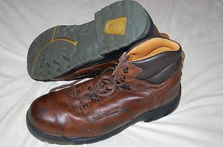 EUC) Timberland Pro Series Brown Leather Work Boots 14 W