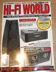 Hi Fi World   November 2008   Feat Meridian, Icon Audio PS3, etc