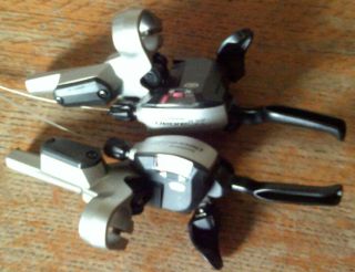 SHIMANO DEORE LX (ST M585) 27 SPEED SHIFTERS & HYDRAULIC BRAKE LEVERS
