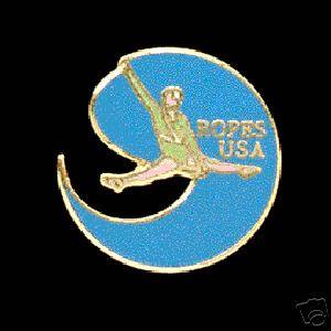 USA Ropes Rhythmic Gymnastics Pin CREATIVE DESIGN