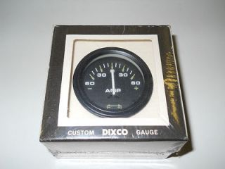 Custom Dixco Ammeter Gauge All Metal Construction