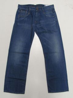 GAS 35678 Crocker Indigo Streaky Twill Loose Fit Jeans   BNWT   RRP £ 