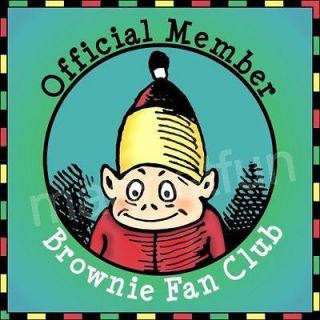 Palmer Cox Brownie Fan Club Membership Magnet for Brownie Nuts