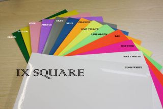 10P】A4 Printable Colour Self Adhesive Sticker Paper Sheet Address 