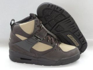 Nike Jordan Flight 45 TRK Brown Copper Boots Sneakers Mens Sz 10.5