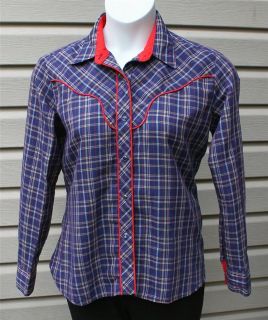 Vintage Kenny Rogers Western Collection Shirt Top Karman Rockabilly 