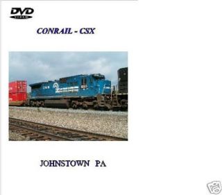 Conrail CSX Railroad Johnstown PA DVD Video