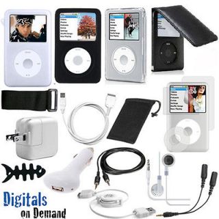   BUNDLE FOR APPLE IPOD CLASSIC 160GB COVER CASES SKINS CHARGERS