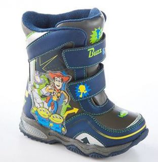 Disney Toy Story 3 Snow Boots Lighted Footwear Toddler Boys Sizes 5 