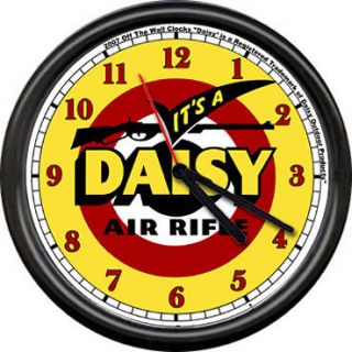 Daisy Red Ryder BB Gun Logo Retro Sign Wall Clock