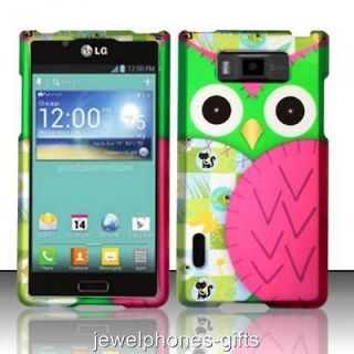  LG Optimus Splendor & Venice US730 Owl Design Hard Phone Case Covers