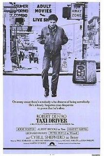 TAXI DRIVER MOVIE POSTER ~ STYLE B 27x40 Robert De Niro Martin 
