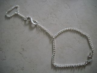 CUSTOM MADE Silver Plated Infinity Slave Bracelet