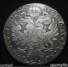 AU 1780 FRANZ THALER AUSTRIAN NETHERLANDS KRONENTHALER SILVER COIN 