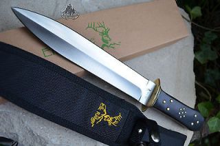 Elk Sword New Dagger Big Knife Hunting Skinning Short Ridge Sale w/Box