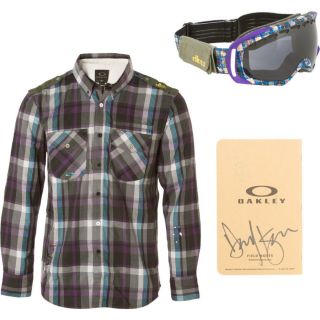 New Danny Kass Oakley Crowbar Snow Goggles Signature Series w/ Shirt 