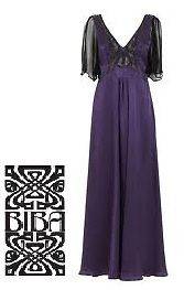   Womens Embellished Purple 100% Silk Daphne Dress Sizes 8, 10, 12, 14