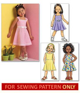 SEWING PATTERN! MAKES SUN DRESS! TODDLER 2 TO CHILD 8! SUMMER CLOTHES 