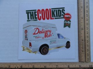   Kids Delivery Man Rare Promo Sticker Green Label Sound Mountain Dew