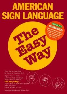   Sign Language the Easy Way by David A. Stewart 1995, Paperback
